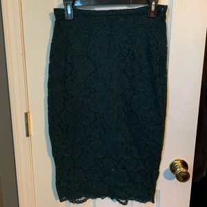 H&M lace midi skirt